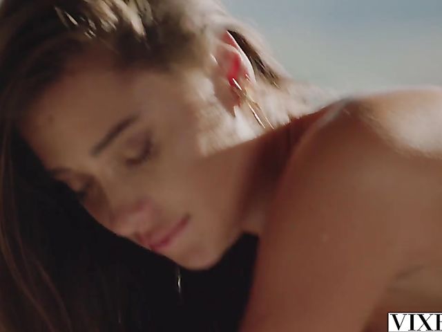 Vacation sex with big titted babe Liya Silver