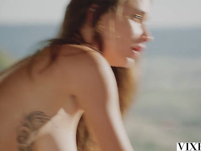 Vacation sex with big titted babe Liya Silver