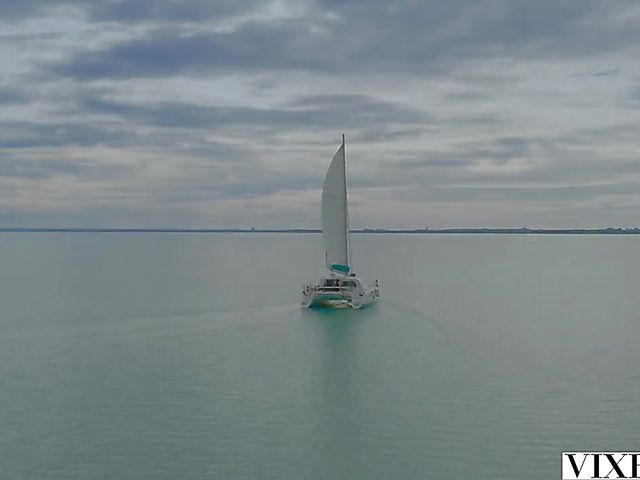 Vacation sex with big titted babe Liya Silver