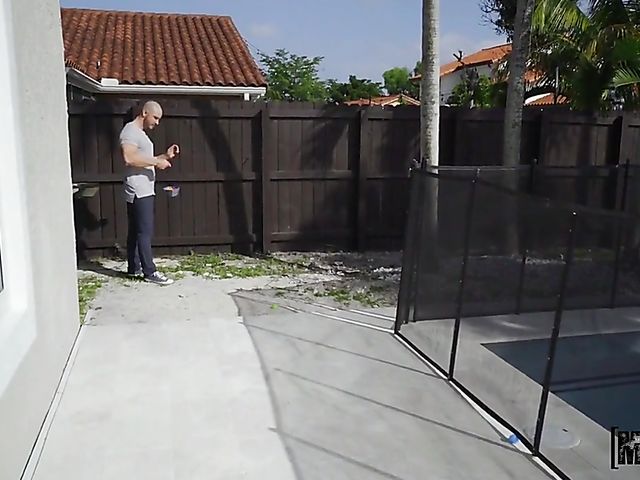 Petite threesome outdoors on Easter Sunday with Alice Merches and Sadie Hartz