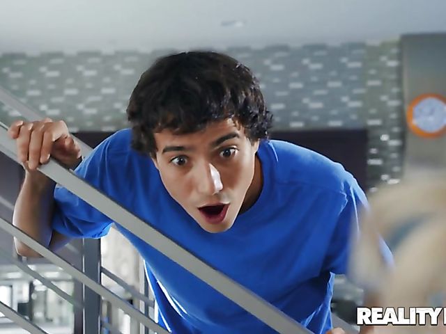 Busty MILF young boy porn shoot with Ricky Spanish and Ryan Conner