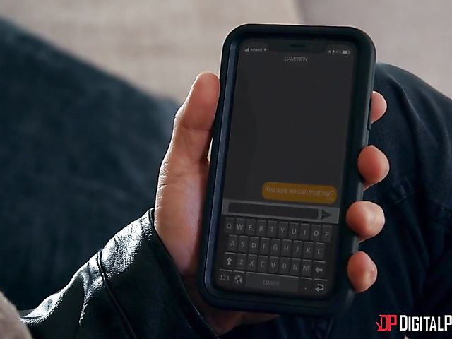 Hard DP threesome with tattooed money hungry woman Monique Alexander