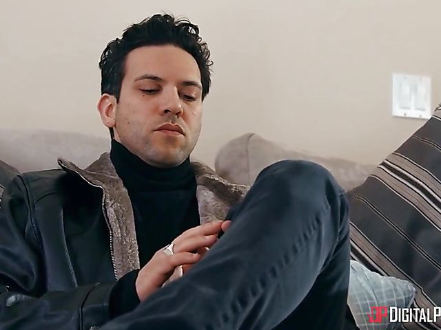 Hard DP threesome with tattooed money hungry woman Monique Alexander