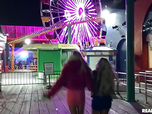 Blonde FFM three-way with Carmen Caliente and Kendra Sunderland