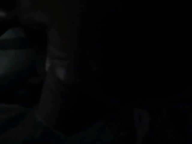 Kinky girlfriend in leather blowjob gloves on