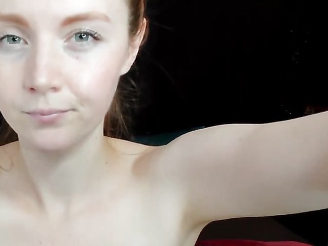 Milk squirting tits and toys orgasm of webcam redhead Haylee Love