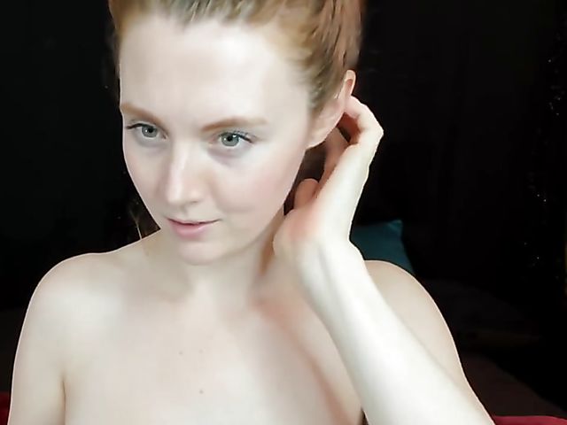Milk squirting tits and toys orgasm of webcam redhead Haylee Love