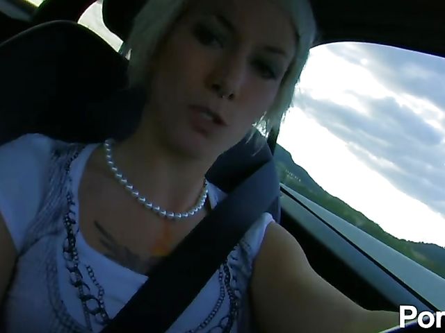 Beach anal with French blonde Milky Cooper