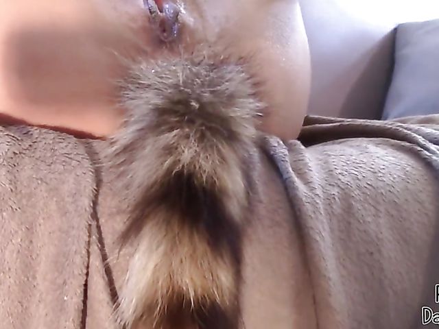 Amateur squirt and ass fuck with anal plug lover Danika Mori