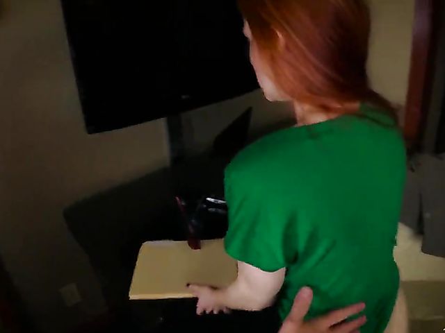 Redhead MILF POV with sexy accountant Lady Fyre