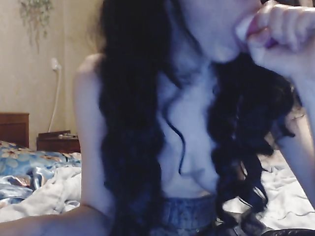 Webcam masturbation in black stockings with masked russian hottie Virtik Baby