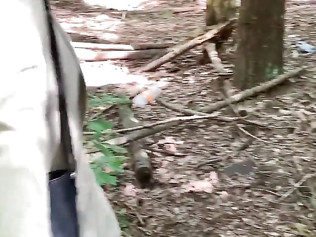 Outdoor blowjob in the forest from his brace faced girlfriend Czkrok