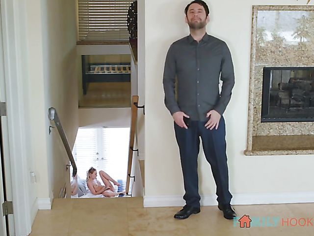 Chloe Temple - Horny teen daughter caught by her stepdad