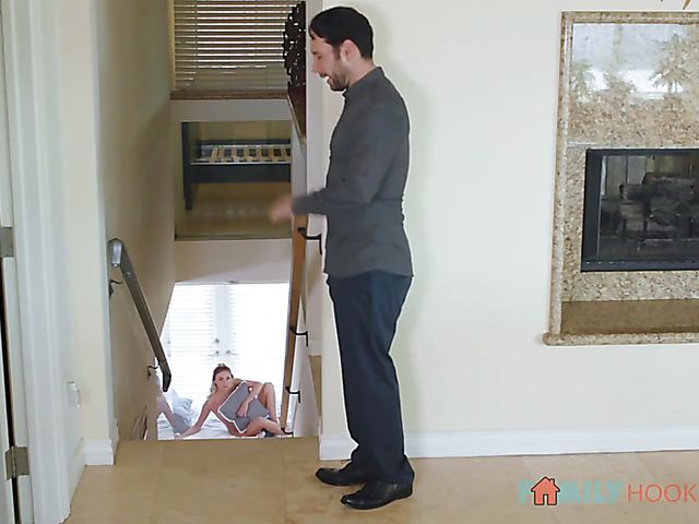 Chloe Temple - Horny teen daughter caught by her stepdad