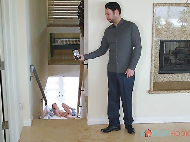 Chloe Temple - Horny teen daughter caught by her stepdad