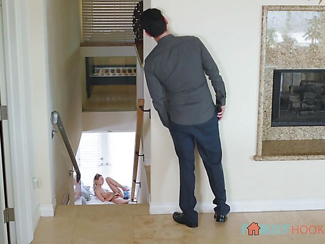 Chloe Temple - Horny teen daughter caught by her stepdad