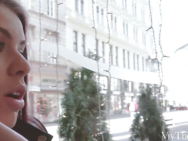 Emily Mayers and Lana Bunny's lesbian date and sex