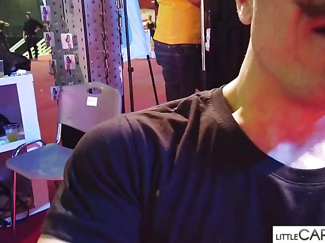 Porn on stage shows in Athens shot by Little Caprice