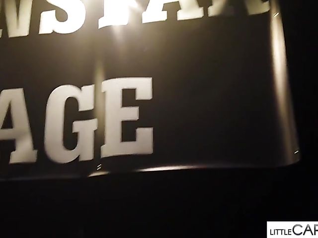 Porn on stage shows in Athens shot by Little Caprice
