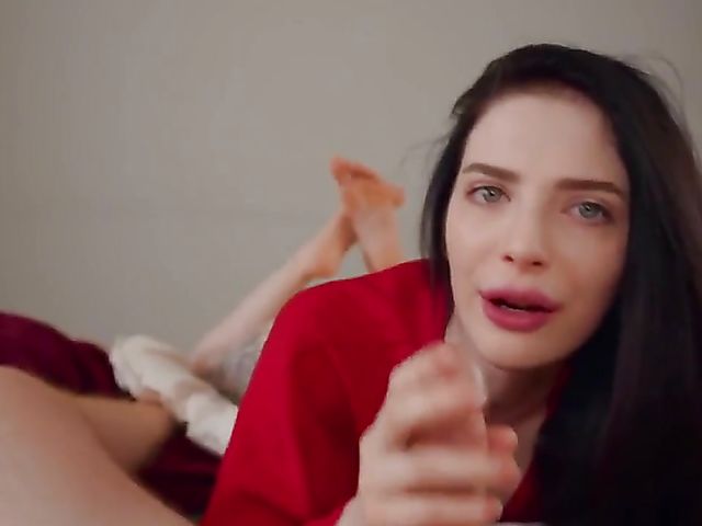 Sexy hot POV with sensual Reislin sucking and fucking for a creampie