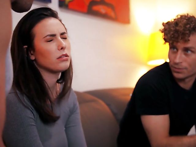 Casey Calvert - Stressed out brunette DP in the bedroom