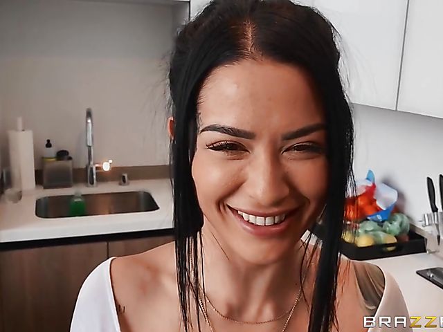 Hot kitchen fuck with busty slut Katrina Jade