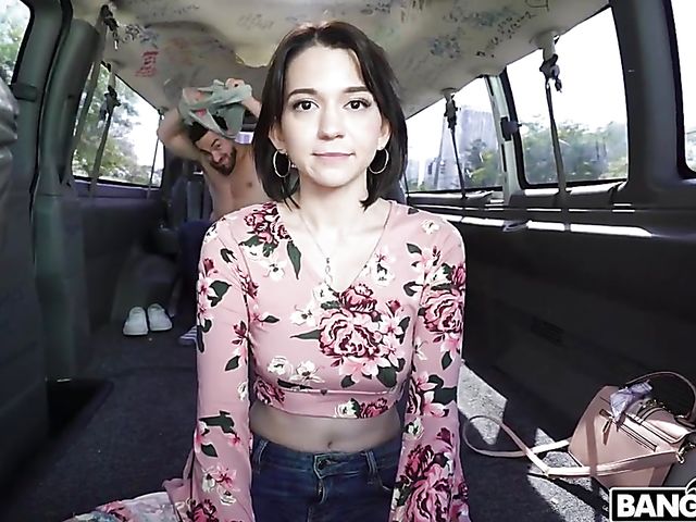 Sexy chick from Miami Riley Jean gets picked up and fucked on the bus