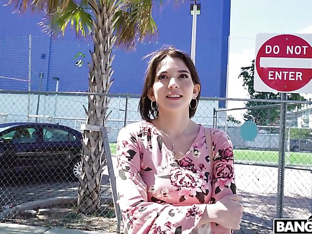 Sexy chick from Miami Riley Jean gets picked up and fucked on the bus