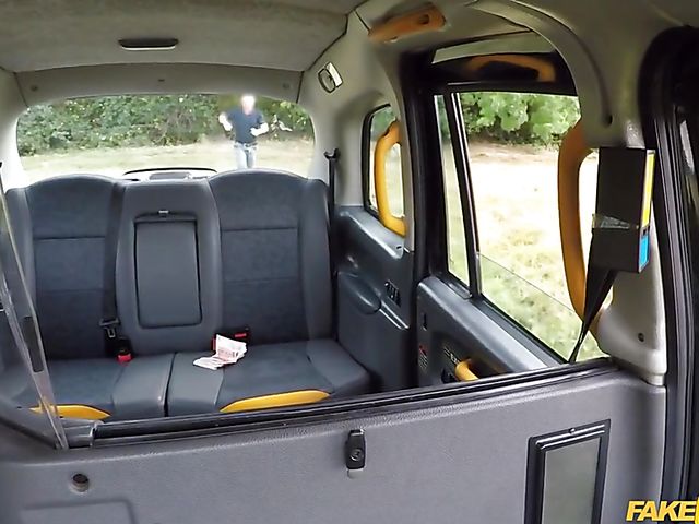 British taxi sex with Honour May who loves finger in ass while getting fucked in her pussy