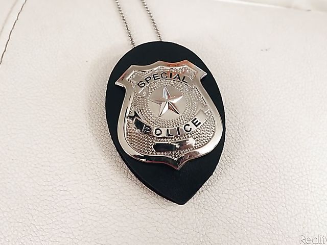 Dirty talking MILF Kit Mercer fucks a police officer on video