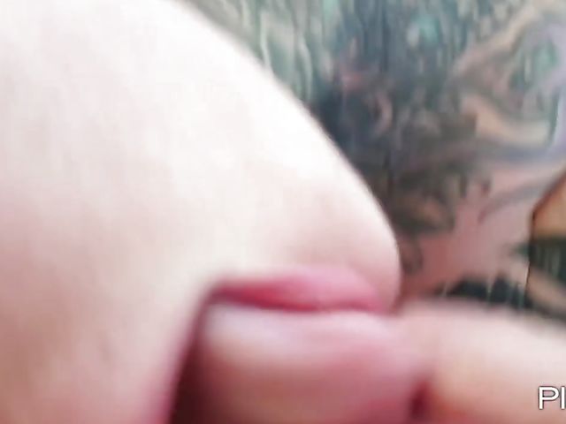 Tattoo anal outdoors with Italian alt babe Korinha