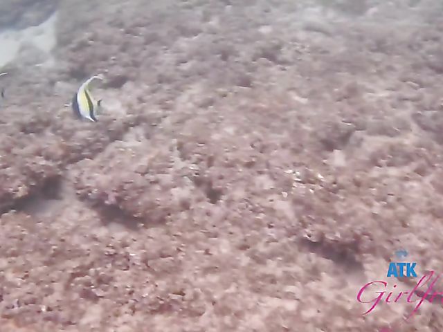 ATK Girlfriends - Aften Opal snorkeling and fucking