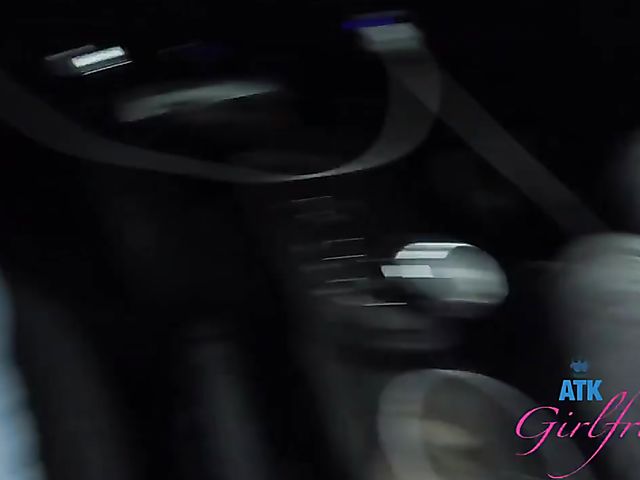 A day outside with naughty girlfriend Aften Opal flashing tits and polishing a cock POV at home afterward