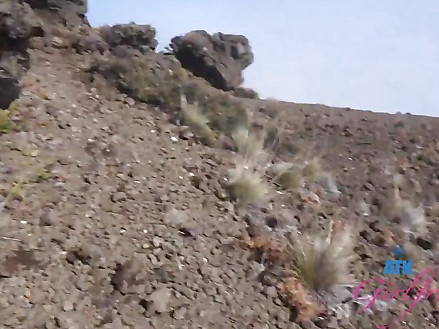 A day outside with naughty girlfriend Aften Opal flashing tits and polishing a cock POV at home afterward