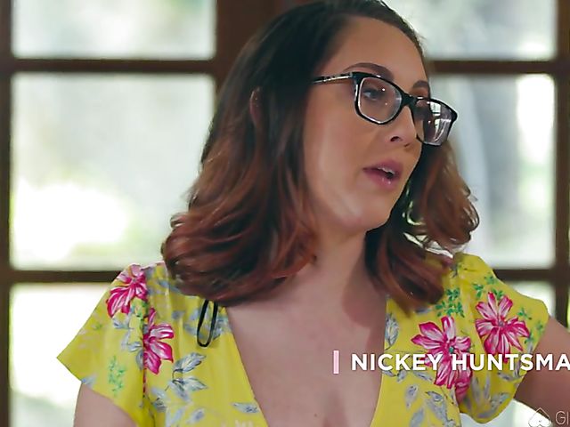 Anal lesbians with glasses Nickey Huntsman and Jay Taylor love their new toys