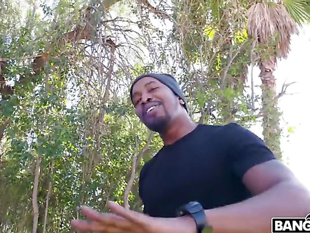 Nikki Benz - MILF interracial outdoor shoot with a hung black photographer