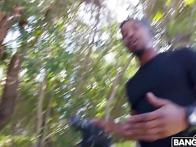 Nikki Benz - MILF interracial outdoor shoot with a hung black photographer