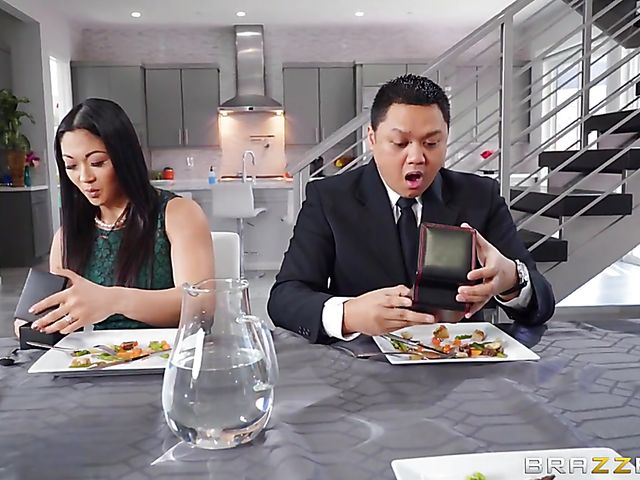 Vina Sky - Small ass asian anal with a big cock after anal beads