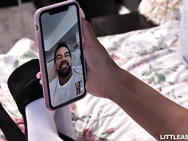 White on asian threesome with two petite sluts Lulu Chu and Jada Kai