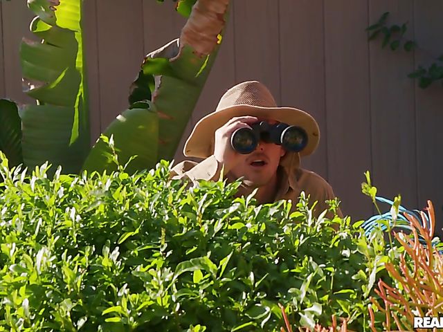 Yoga MILF in pink pants Dana Dearmond fucks the hunter