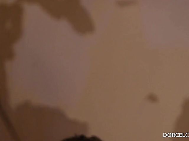 Lina Luxa in high heels and black stockings anal riding in the middle of the room