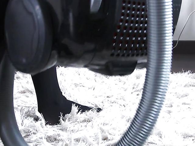 The Life Erotic - Crystal A playing with kegel balls and vacuuming her clit in a black bodystocking