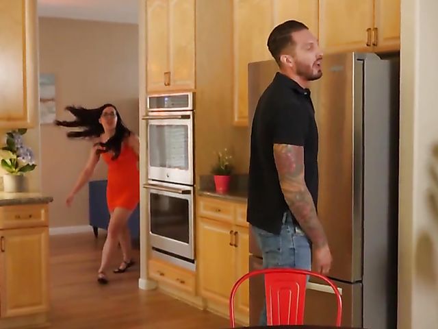 Ass rimming and pussy fucking in the living room with Whitney Wright