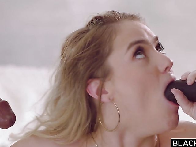 Blacked interracial MMF sex with beautiful white babe Kenzie Madison
