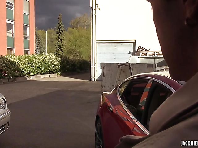 French slut Rachel Evil fucks a car mechanic in the garage