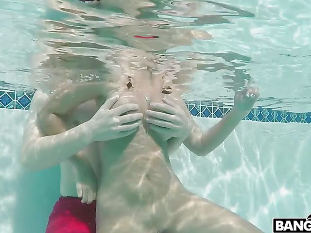 Alina Belle - Latina pool sex with her sexy ass and boobs exposed