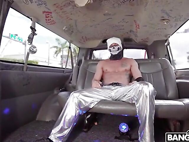 Crazy van fuck for cash in Miami with redhead slut Opal Essex