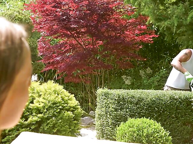 Kaisa Nord - Great outdoor sex with the gardener