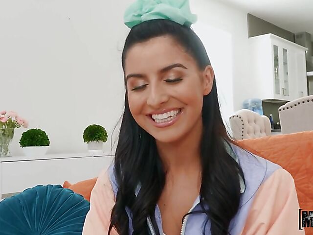 Lucky Kyle Mason sticks his dick in tiny brunette Kaitlyn Katsaros