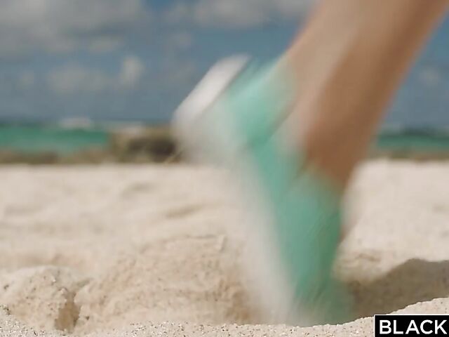 Cayenne Klein & Joss Lescaf - Outdoor interracial fun with a BBC on vacation